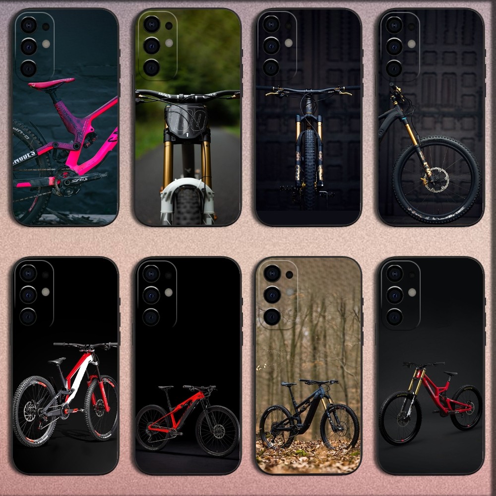 Mountain Biking Cartoon - MTB Mountain Bike Cycling Bicycle Phone