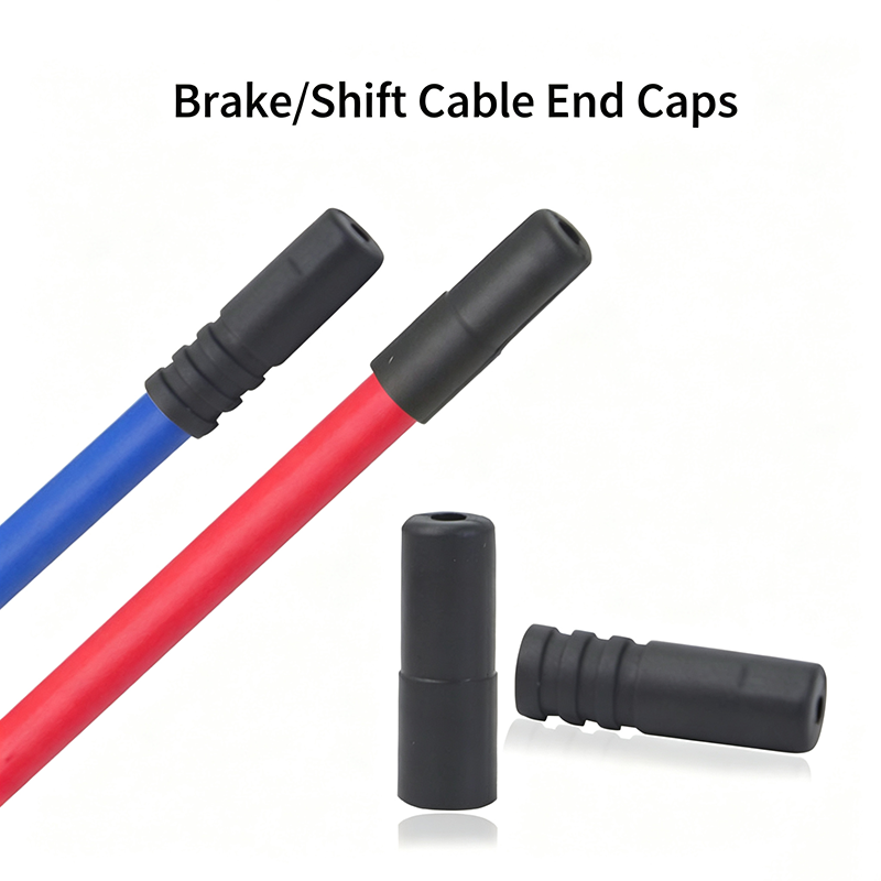 Mountain Biking Tips - Black Plastic Bike Brake/Shift Cable Caps