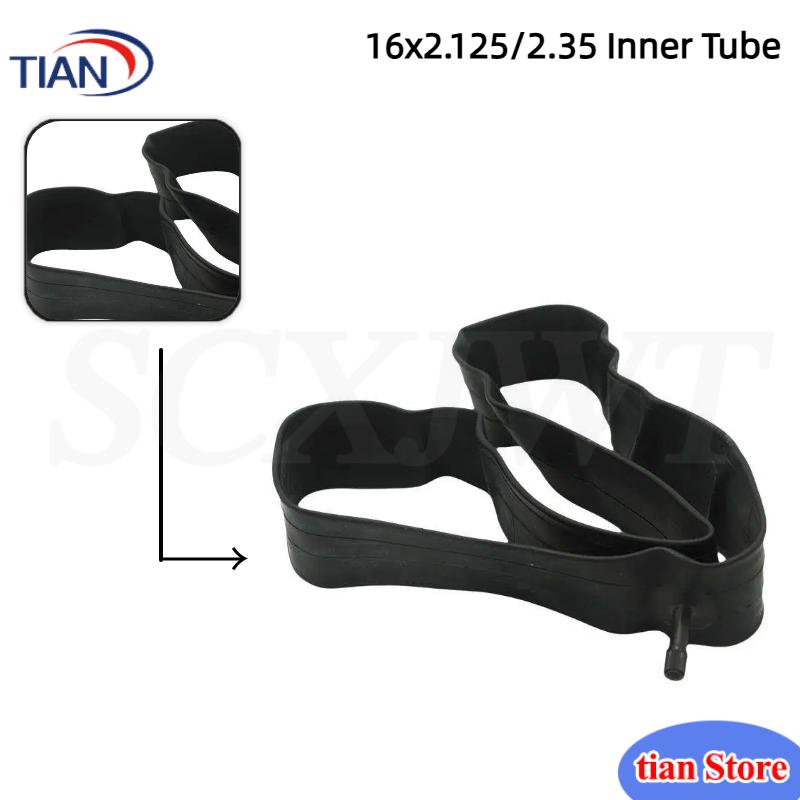Mountain Biking Youtube - Butyl rubber inner tube 16x2.125/2.35 inner