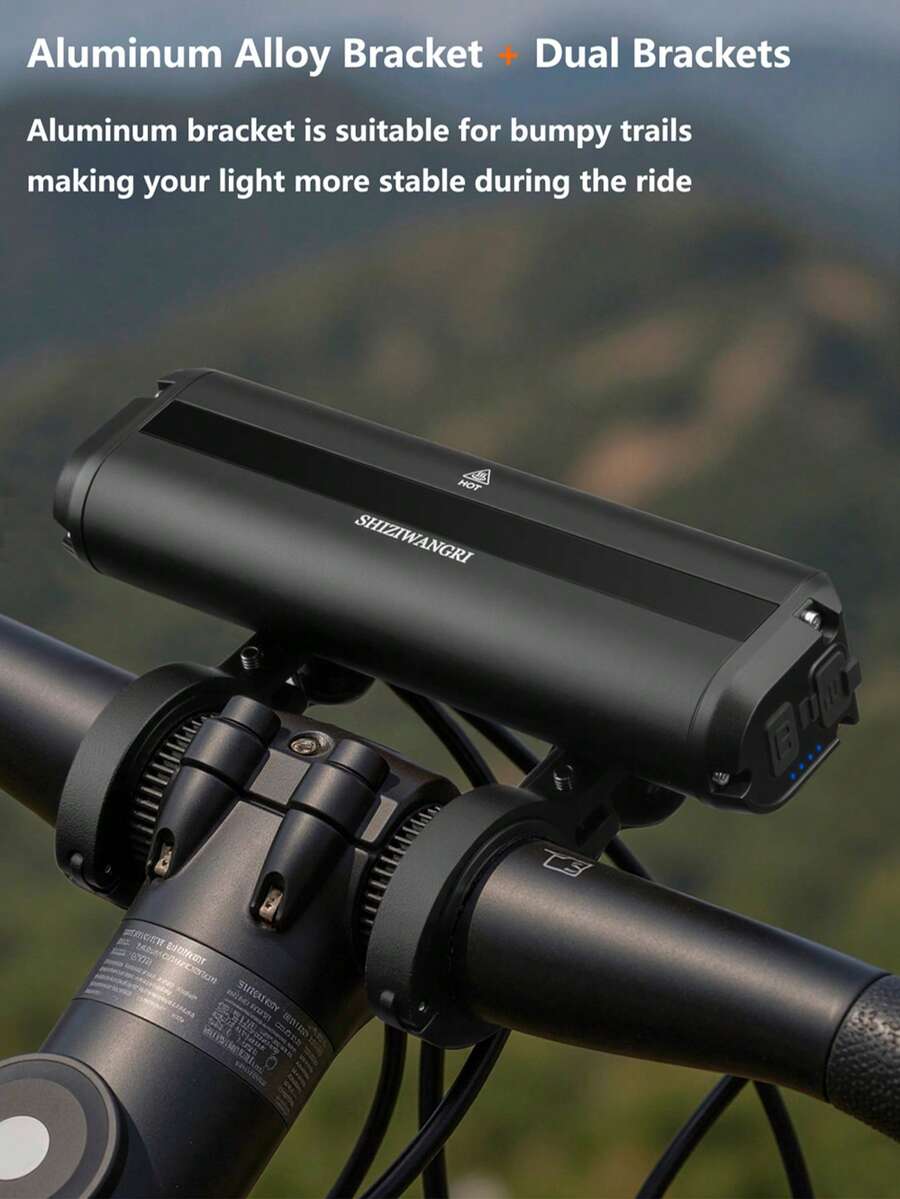 Mountain Biking Usa - 4000mAh Super Bright LED Bicycle Light,