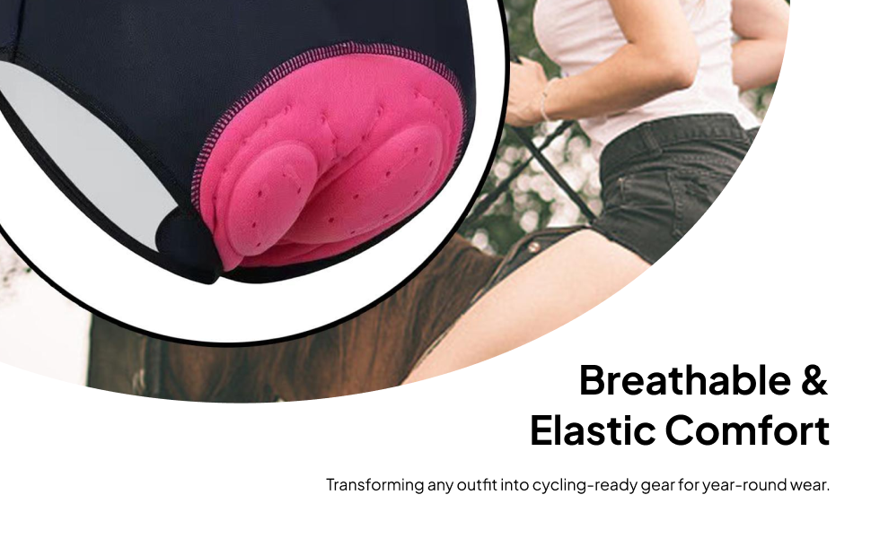 Mountain Biking Underwear - Women Cycling Underwear Padded Quick Dry