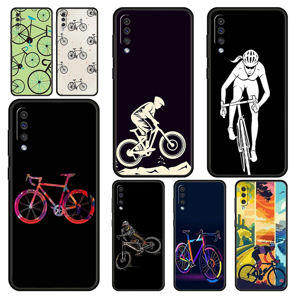Mountain Biking Cartoon - Mountain Bike Cycling art Case For