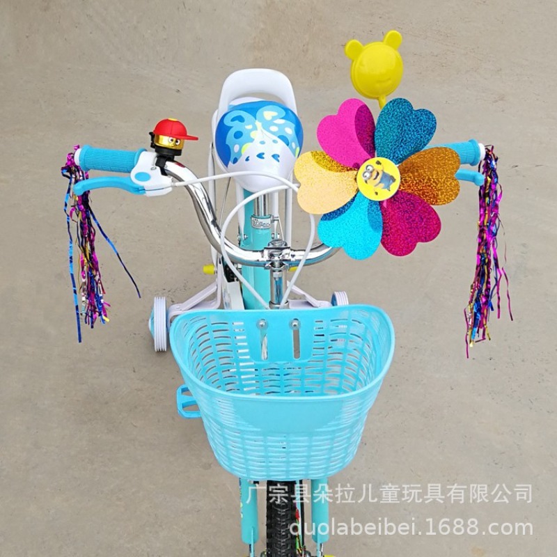 Mountain Biking Cartoon - Cartoon Bike Bell with Mini Cap