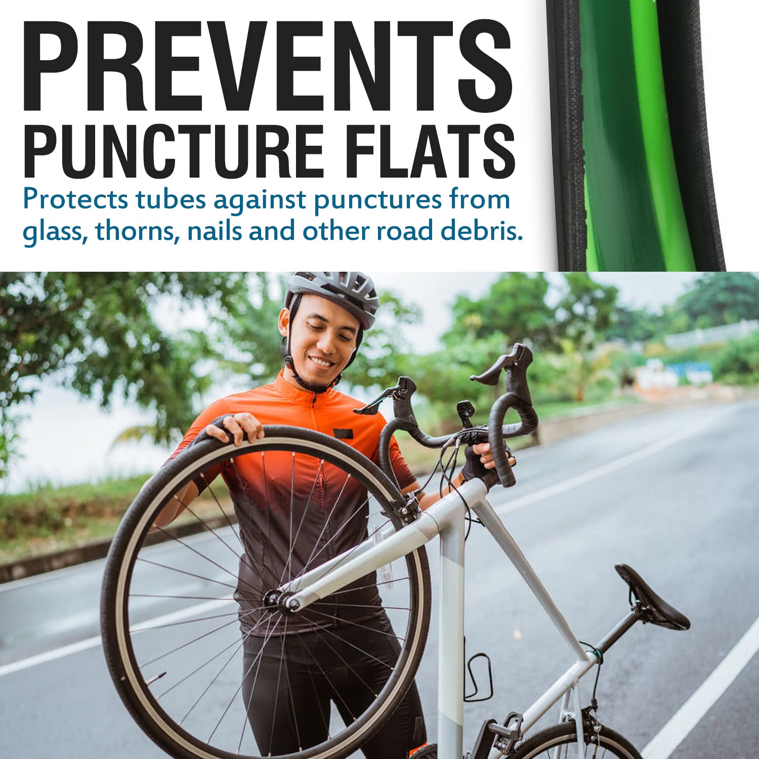 Bike Tire Liner-Help Prevent F - đánh giá và giá Mountain Biking Youtube