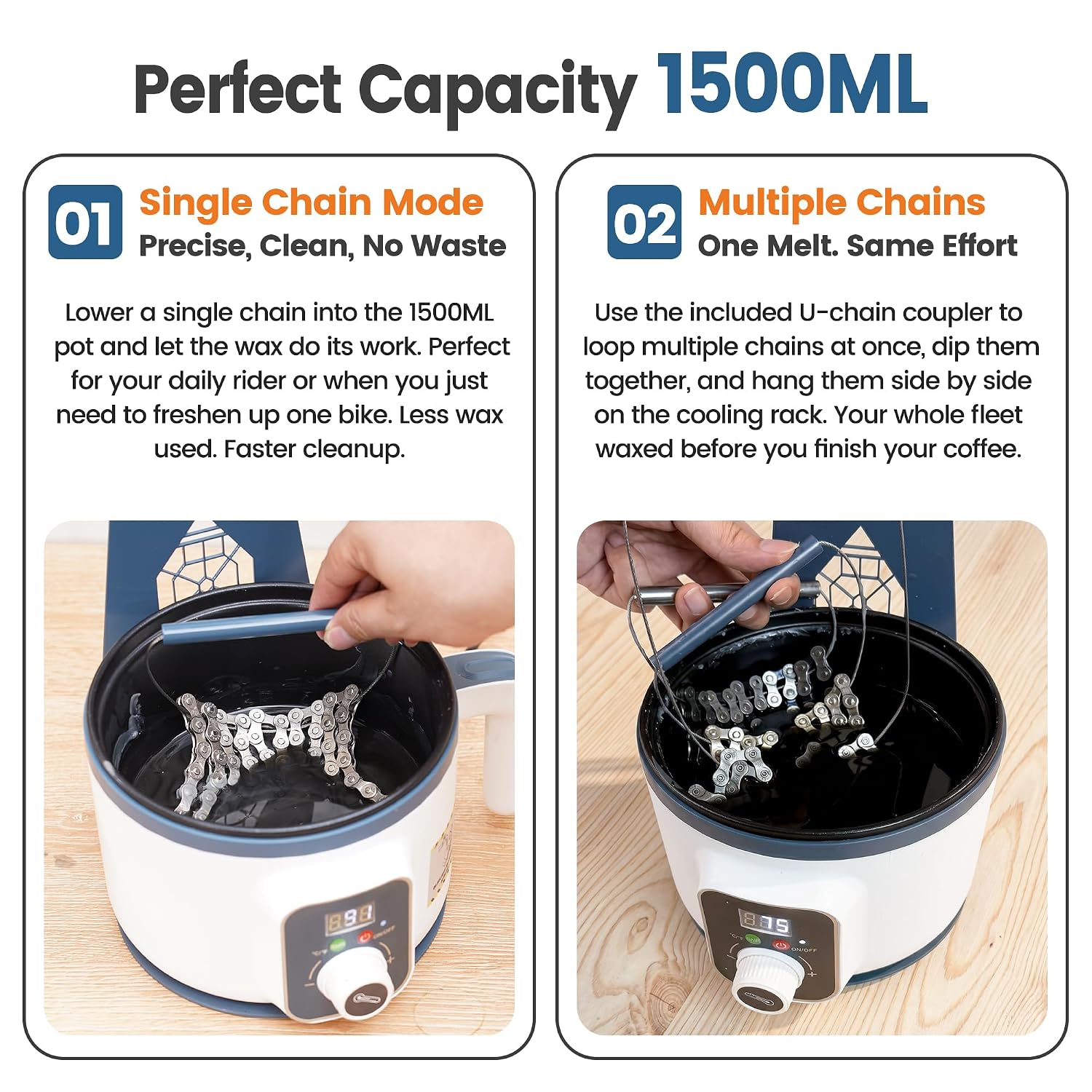 Bicycle Chain Wax Melting Pot  - đánh giá và giá Chain Quick Link