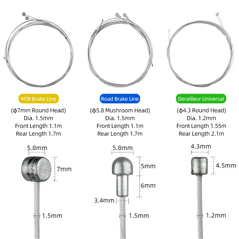 Brake Derailleur Cables Kit Ca - đánh giá và giá Mountain Biking Brands
