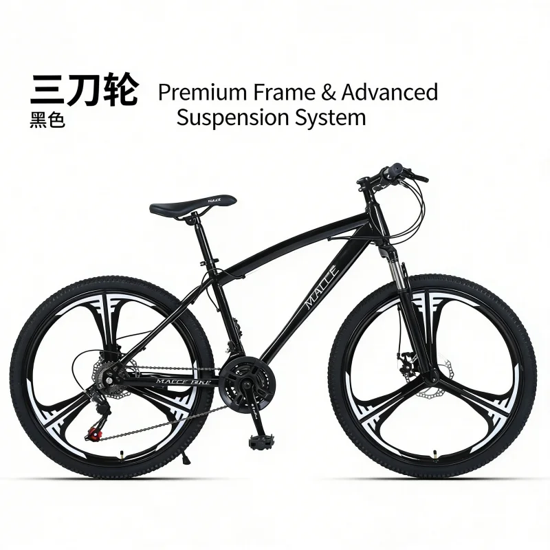 Black 24-inch Three-Knife Moun - đánh giá và giá Mountain Biking Usa
