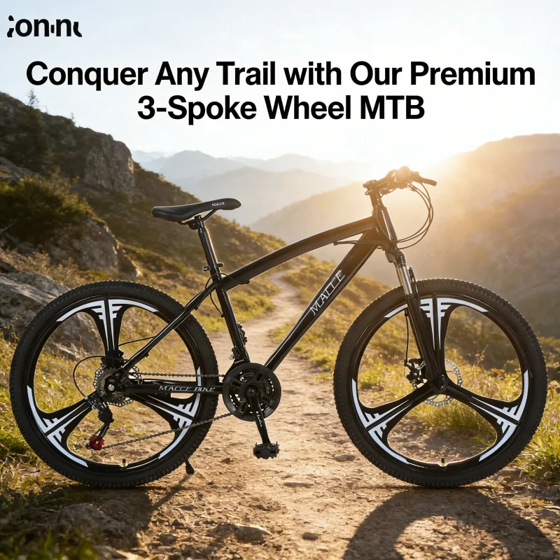 Black 24-inch Three-Knife Moun - đánh giá và giá Mountain Biking Usa